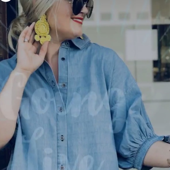 Carmen Orange Bead Drop Earrings - Picture 2 of 5